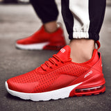 Loughlan | Atmungsaktive Herrenschuhe zum Laufen und für den Freizeitgebrauch – Rot