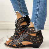 Faith - Modische Freizeitsandalen für Damen – Schwarz