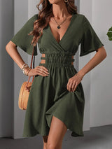 Venicia – Stilvolles Baumwollkleid – Grün