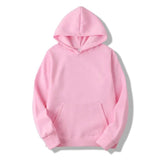 Damen Kapuzenpullover mit Kängurutasche | Lange Ärmel – Rosa
