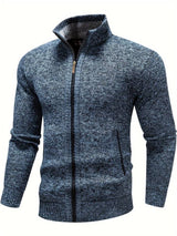 Herrenjacke | Ausführung mit Frontverschluss – Blau