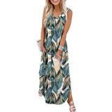 Obermeier – Sommer Maxi Kleid – Grün