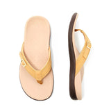 Daisy - Damen-Sommersandalen mit orthopädischem Design – Gelb