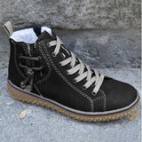 Hanasa – Schnürbare Winterstiefeletten – Schwarz