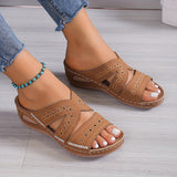 Nayla™ | Komfort Sandalen – Hellbraun