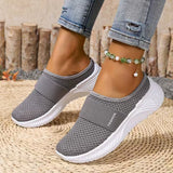 Pamala – Leichte Atmungsaktive Pantoffel Turnschuh – Grau