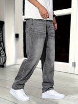 Thijs | Klassische Denim-Jeans mit gerader Passform – Grau