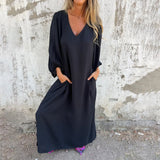 Delilah - Maxikleid – Schwarz