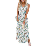 Obermeier – Sommer Maxi Kleid – Weiß