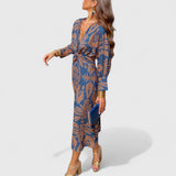 Grace | Elegantes Kleid mit Stil – Blau
