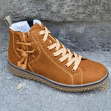 Hanasa – Schnürbare Winterstiefeletten – Braun