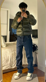 Gefütterte Herrenjacke | Winterform – Grün
