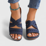 Diana | Orthopädische Sandale – Blau