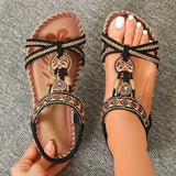 Maria | Bequeme Sandalen – Hell Schwarz