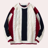 Walter - modischer strickpullover für männer – Rot