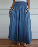 Irene™ - Bequeme Weite-Hosen – Blau
