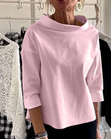 Sofia - Damen Elegantes Oberteil – Rosa