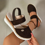 Adriana | Orthopädisch Verstellbar Sandalen – Braun