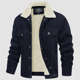 Levi - Trendige Cordjacke für Männer – Marineblau