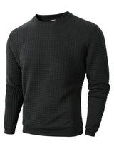 Beckham | Bohemian Plaid Langarm Pullover – Schwarz