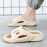 Sarynx - Gepolsterte Pantoletten – Beige Braun