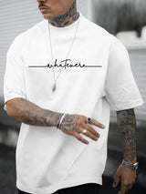 Caleb - Herren-T-Shirt mit Rundhalsausschnitt – Weiß