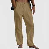 Jovan - Bequeme Sommerhose für Herren mit Kordelzug – Braun