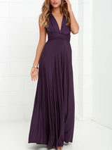 Serene - Umwandelbares Maxikleid – Violett