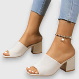 Lina – Leichte Sandalen – Creme