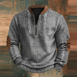 Glen - Gemütlicher Klassischer Pullover – Grau