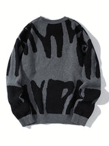 Klassisch – grauer pullover für stilvolle männer im alltag – Grau