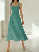 Verenar | Einfaches Kleid für Damen – Grün