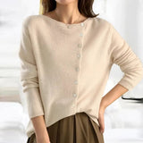 Elegante Strickjacke für Damen – Beige