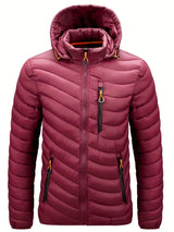 EverShield - winterjacke für herren, leicht und warm – Rot