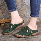 Beatriz - Bequeme Lederclogs – Grün