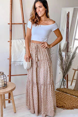 Eleganter Damen Maxirock für den Sommer - Thekla – Kaffee
