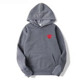 Elfa | Eleganter Herzpullover – Schick, Bequem & Stilvoll – Grau
