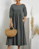 Lalaine - Das perfekte Sommerkleid – Dunkelgrau