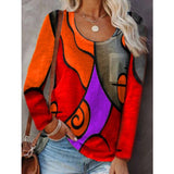 Line – herrlich bequemes shirt! – Orange