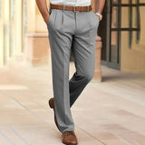 Emilian | Herren Business Chinohose – Grau