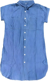 Fleur | Lässiges Jeanskleid – Blau