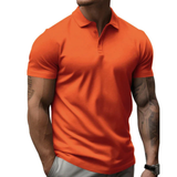 Emre | Herren Poloshirt Sportlich Sommer – Orange