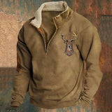 Jack | Reißverschluss-Pullover – Braun