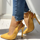 Sigourney – Elegante Pumps Mit Hohem Absatz – Gelb