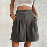 Julia™ - Stilvolle und Bequeme Damen Shorts – Grau