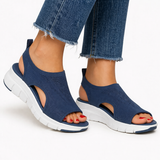 Eulalia | Damen Slip-On Komfort Sneaker – Marineblau