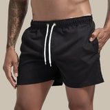 Evander | Herren Badeshorts mit Kordelzug Regular Fit – Schwarz
