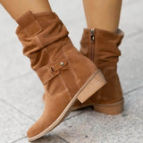 Lina | Der bequeme und hochwertige Wildleder-Stiefel – Braun