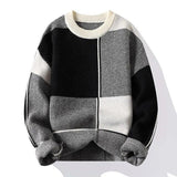 Zephyr - herrenpullover aus hochwertiger baumwolle – Schwarz