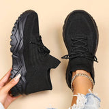 Stilvolle Orthopädische Damensneaker - Elena – Schwarz